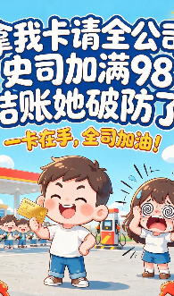 拿我卡请全公司加满98结账她破防了-动漫合集