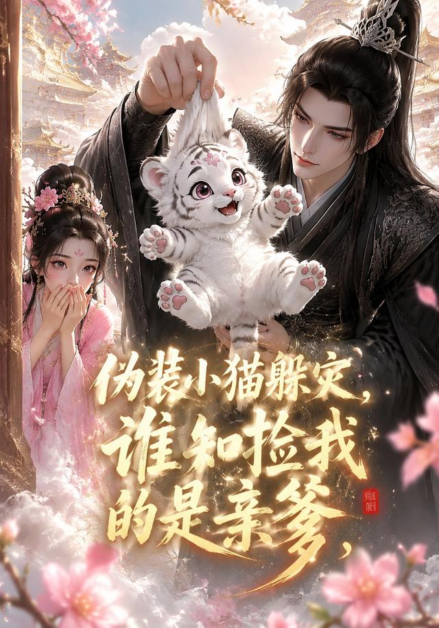 伪装小猫躲灾谁知捡我的是亲爹-动漫合集
