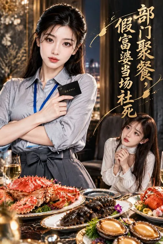 部门聚餐假富婆当场社死-动漫合集